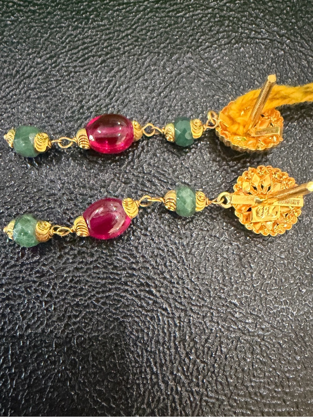 22k gold earrings